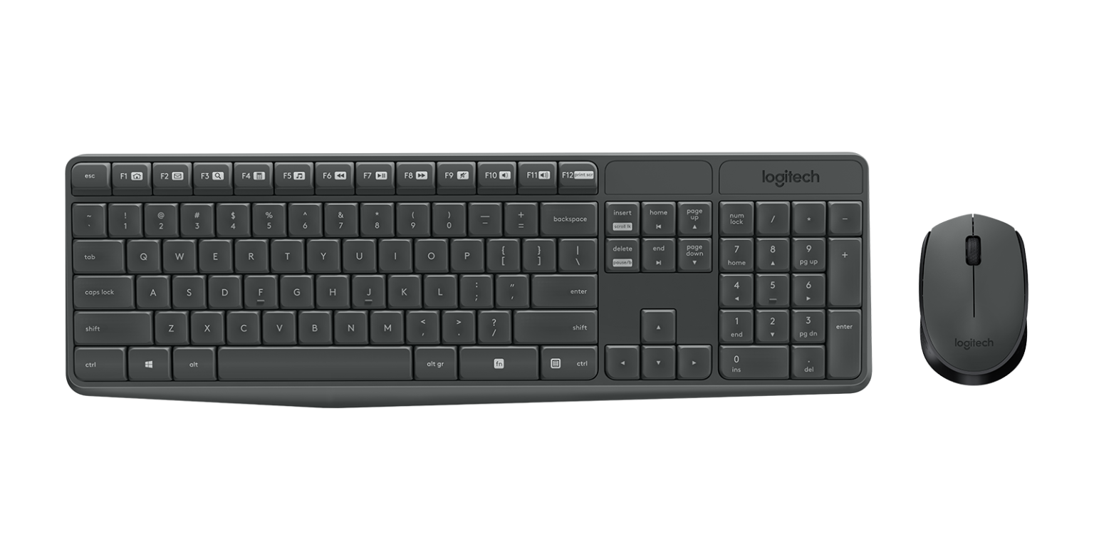 Combo Teclado + Mouse Logitech MK235 Español