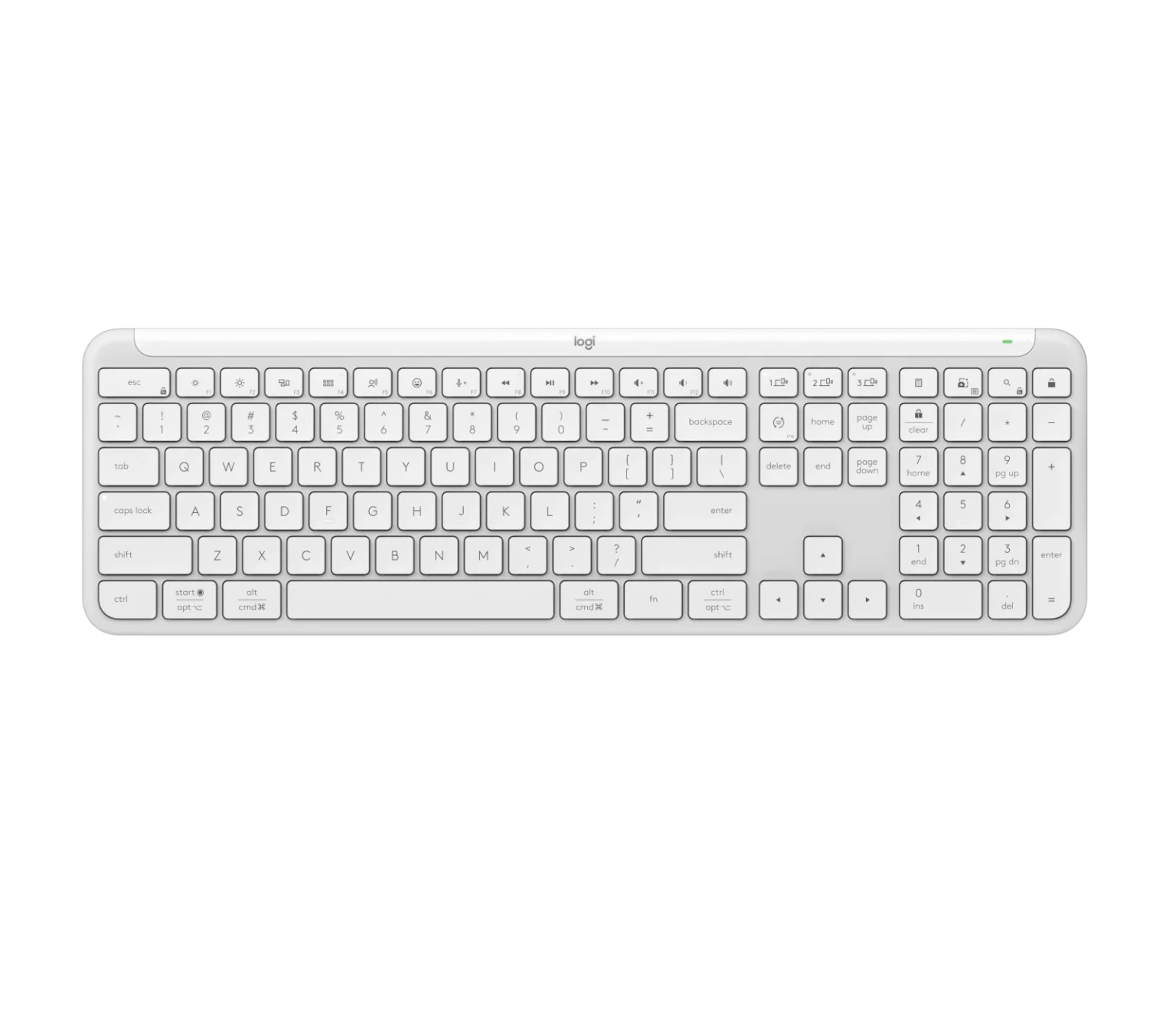 Teclado Inalámbrico Signature Slim LOGITECH K950 - TECLADO ESP - Membrana (Tijera) - Tamaño Completo