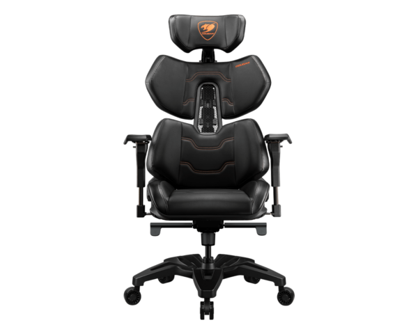 Silla Gaming Ergonómica COUGAR Terminator | 3 MESES DE GARANTÍA | Usada, Se Envía Ya Armada | Respaldo Ventilado Flexible de PAFRP con Espuma de Alta Densidad | Polipiel Hyper-Dura | Reposabrazos Metálicos 4D | Base de Aluminio de 29.6" con Ruedas de 3" | Capacidad hasta 135kg (297.6 lb)