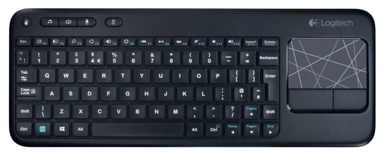Teclado Inalámbrico con Touchpad Integrado