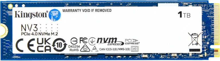 Almacenamiento Kingston SNV3S – M.2 NVMe Pci 4.0