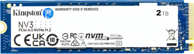 Almacenamiento Kingston SNV3S –  M.2 NVMe Pci 4.0