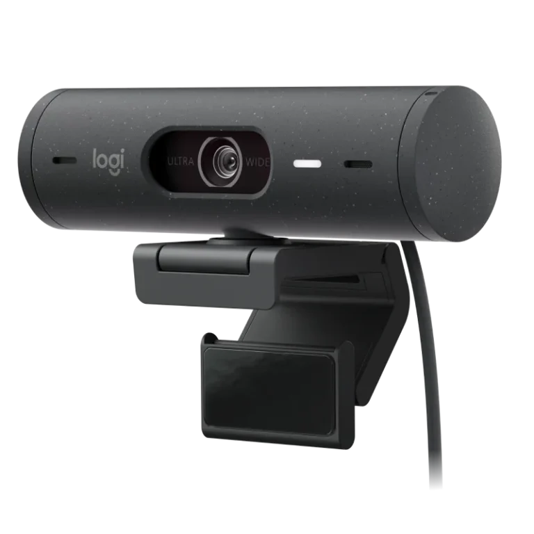 Logitech BRIO 500 – Conexión Tipo C -  Cámara Web 1080p de Alta Calidad para Videoconferencias y Streaming