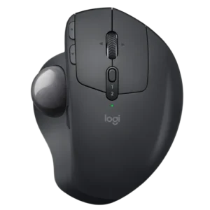 Logitech MX ERGO – Ratón Trackball Inalámbrico Avanzado con Diseño Ergonómico Ajustable, Conectividad Dual (Bluetooth y Receptor USB Unifying), Batería Recargable de Larga Duración