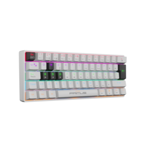 Teclado Mecánico Gaming Primus BALLISTA61T: 60%, RGB, Switches Outemu, Anti-Ghosting - Color Blanco