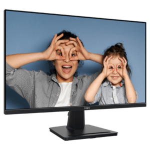 MSI PRO MP275 – Monitor Profesional de 27" Full HD (1920x1080), Panel IPS, Tasa de Refresco de 100Hz, Tiempo de Respuesta de 1ms (MPRT), Tecnología Eye Care (Anti-Flicker, Low Blue Light), Conectividad HDMI y VGA,