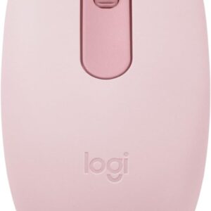 Mouse inalámbrico Logitech M196 – Óptico 1000 DPI, USB Nano receptor 2.4 GHz, 3 botones, 12 meses de batería - Rosa