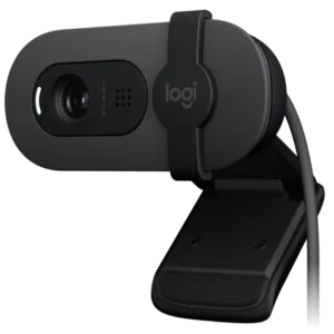 Logitech Brio 100 – Cámara Web Full HD 1080p con Micrófono Integrado y Tapa de Privacidad - GRAFITO