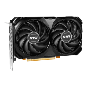 Tarjeta de vídeo MSI NVIDIA GeForce RTX 4060 VENTUS 2X BLACK 8G OC – 8 GB GDDR6, Dual-Fan, DLSS 3