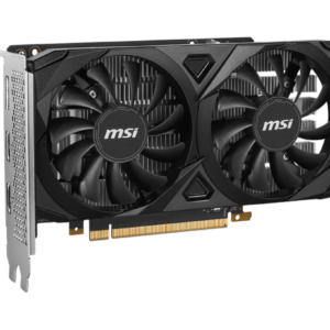 Tarjeta de vídeo MSI NVIDIA GeForce RTX 3050 VENTUS 2X 6G OC – 6 GB GDDR6, Dual-Fan TORX, 1492 MHz Boost