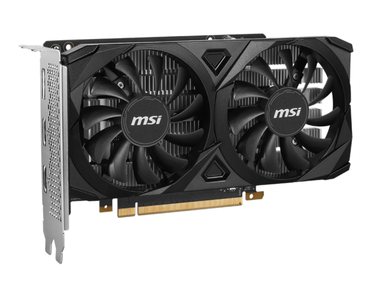 Tarjeta de vídeo MSI NVIDIA GeForce RTX 3050 VENTUS 2X 6G OC – 6 GB GDDR6, Dual-Fan TORX, 1492 MHz Boost