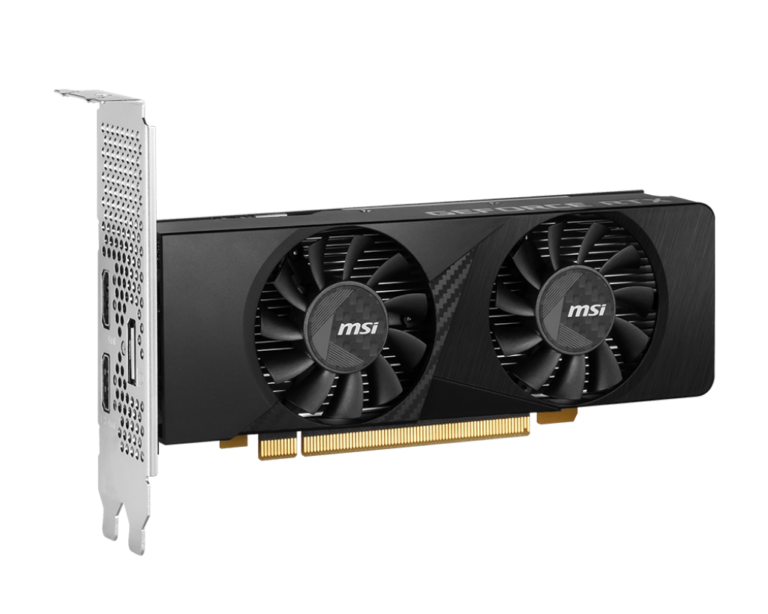 Tarjeta de vídeo MSI NVIDIA GeForce RTX 3050 LP 6G OC – 6 GB GDDR6, Diseño Low Profile