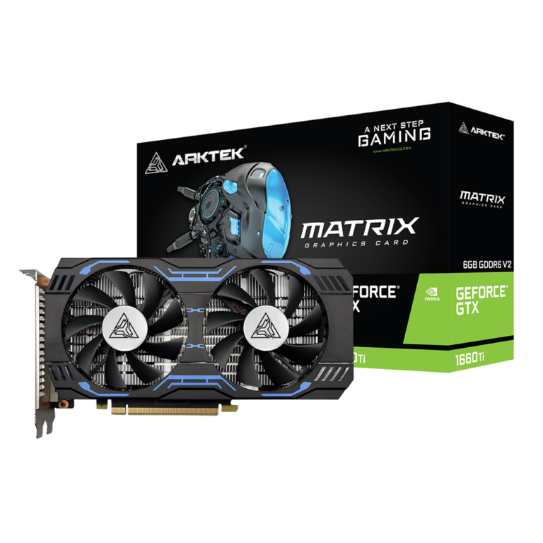 Tarjeta gráfica Arktek NVIDIA GeForce GTX 1660 Ti 6 GB GDDR6 PCIe 3.0