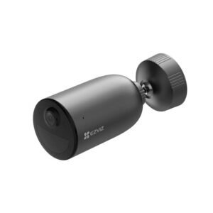 Cámara Exterior a Batería EZVIZ EB3 – 2K 3 MP, Batería 5200 mAh (120 días), Detección IA Personas, Visión Nocturna a Color 15 m, Audio Bidireccional, Sirena y Estroboscopio, IP66, microSD 256 GB