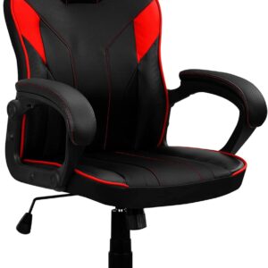 Silla Gaming ThunderX3 EC1 – Soporta hasta 150 kg, AIR Tech, Espuma Alta Densidad - Negro y Rojo