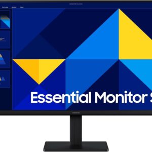 Monitor Samsung Essential S3 S30GD 24″ FHD IPS 100 Hz | 5 ms GTG | FreeSync | HDMI + VGA | Anti-Flicker | Less Blue Light | VESA 100×100 mm