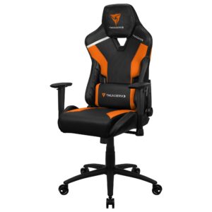 Silla Gaming ThunderX3 TC3 – XXL, AIR Tech, Soporta 150 kg, Reclinable -Naranja