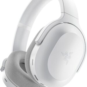 Auriculares inalámbricos gaming Razer Barracuda – Dual Wireless 2.4 GHz/Bluetooth, Drivers TriForce Titanio 50 mm, Micrófonos Beamforming ANC, 40 h batería – Mercury White