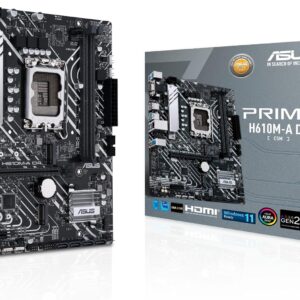 Tarjeta madre Asus Prime H610M-A D4 DDR4 Intel LGA1700 Micro-ATX