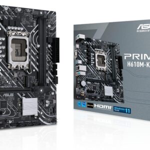 Tarjeta madre Asus Prime H610M-K D4 DDR4 Intel LGA1700 Micro-ATX
