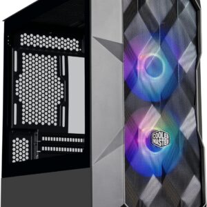 Gabinete Cooler Master TD300 Mesh – Incluye 2 ventiladores ARGB CF120, FineMesh - Negro