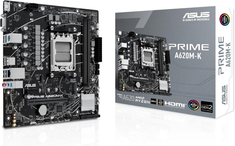 Tarjeta madre Asus Prime A620M-K DDR5 AMD AM5 Micro-ATX