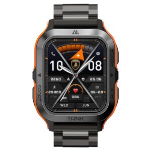 Lambo Smartwatch Aventador Q4 Metal LB-SWQ4M | Pantalla Super HD | 70 Modos Deportivos | Batería 10–15 días | Metal+ABS