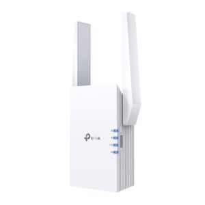 Repetidor Wi-Fi 6 AX1800 TP-Link RE605X – Extensor Doble Banda 1.8 Gbps (1201 Mbps + 574 Mbps), 4 Antenas Externas, EasyMesh, Puerto Gigabit Ethernet, Punto de Acceso