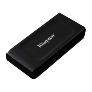 Disco SSD Externo Kingston XS1000 1TB – USB 3.2 Gen 2 1 050 MB/s,  USB-C y USB-A Incluidos, Metal + Plástico, 5 Años de Garantía