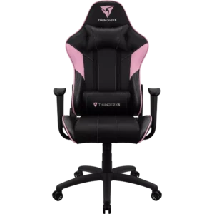 Silla Gaming ThunderX3 EC3 – Soporta hasta 150 kg, AIR Tech, Reclinable 180° - Rosado