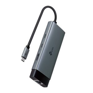 Hub USB-C 6 en 1 TP-Link UH6120C – HDMI 4K@60 Hz, Ethernet 1 Gbps, Power Delivery 100 W, USB-C 5 Gbps, 2× USB-A 5 Gbps