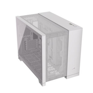 Gabinete Corsair 2500D Airflow Blanco – Mid-Tower ATX, SIN ventiladores incluidos