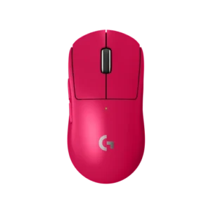 Mouse Gaming Wireless Logitech G PRO X2 Superlight 2 Color Magenta – 60 g, Sensor HERO 2 44 000 DPI, LIGHTSPEED 8 kHz, 95 h Batería, 5 Botones Programables