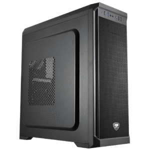 Gabinete Mid Tower Cougar MX330-X – Frontal Minimalista, USB 3.0, Compatible con Placas ATX/mATX