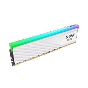 Memoria RAM PC DDR5 XPG Lancer Blade RGB 8 GB – 5600 MT/s (CL30) – RGB Personalizable – Perfil Bajo – XMP 3.0 & AMD EXPO - Blanco