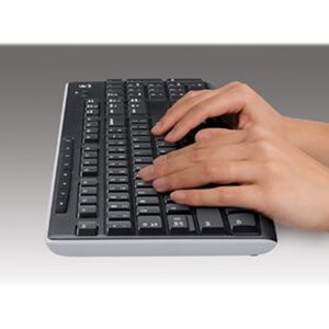 Logitech Wireless Keyboard K270 - Teclado - inalámbrico - 2.4 GHz