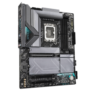 Motherboard  Gigabyte Z890 AORUS ELITE WIFI7   –  ATX - Socket LGA 1700 Intel, DDR5, PCIe 5.0, WiFi 7 y USB4 - Gris / Negro