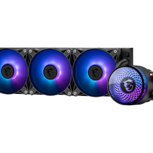 CPU COOLER AIO MSI MAG CoreLiquid A12 360 – ARGB, Triple Ventilador PWM 120 mm, Radiador 360 mm, Compatible Intel/AMD