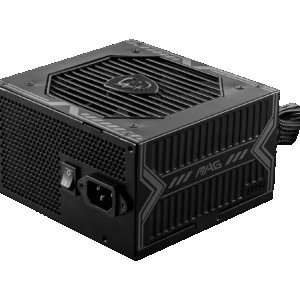Fuente MSI MAG A750BN PCIE5 750 W — ATX 3.0 • 80 PLUS Bronze • PCIe 5.0 nativo • 1× 12V‑2×6 cable + 1× 16‑pin 12VHPWR