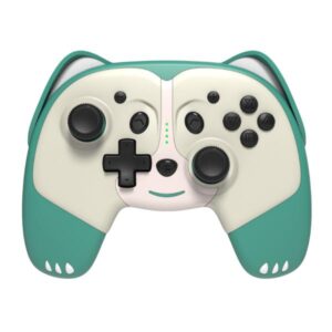 Game Pad Eagle Warrior EG09B, Wireless Bluetooth, Compatible con Nintendo Switch, Botones Programables, RGB - Verde