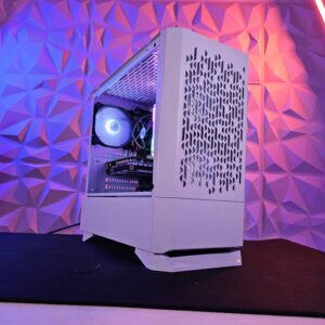 PC Shatter Grid- Ryzen 5 5500, H610m Arktek, 2x8GB(16GB) DDR4 3200Mhz, 1TB M2 Nvme, GTX 1650 4GB GDDR5, 650watts MSI 80Plus Bronce, Cougar MG140 AIR