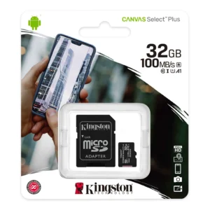 Kingston Canvas Select Plus microSD – Clase 10, UHS-I, Ideal para Teléfonos, Cámaras y Dispositivos Android