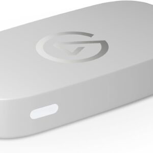 Capturadora Elgato Game Capture Neo – HDMI 1080p60, Plug & Play, USB-C, Compatible con Consolas y PC, Color Blanco