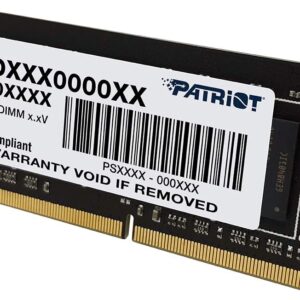 Memoria RAM Patriot Signature Line DDR4 8GB 3200MHz SODIMM – CL22, 1.2V, Para Laptop, Rendimiento Estable