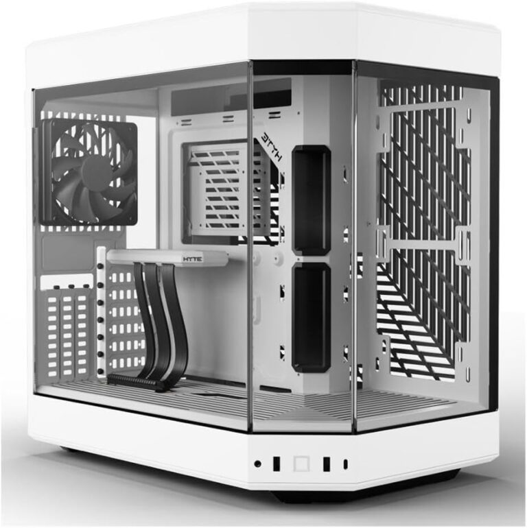 HYTE Y60 – Gabinete ATX Panorámico con Riser PCIe 4.0, Incluye 3 Ventiladores de 120 mm - Mid Tower