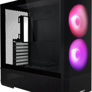 Gabinete Mid-Tower Lian Li LANCOOL 207 – 3 Ventiladores ARGB 140 mm, Soporte ATX, GPU 410 mm, Panel Mesh, USB-C Frontal