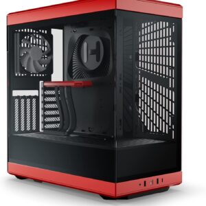 HYTE Y40 – Gabinete ATX Compacto con Riser PCIe 4.0,  2 ventiladores de 120 mm preinstalados