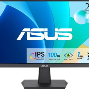 Monitor ASUS VA27EHF 27″ – IPS Full HD, 100 Hz, 1 ms MPRT, Adaptive‑Sync, Eye Care, Montaje VESA