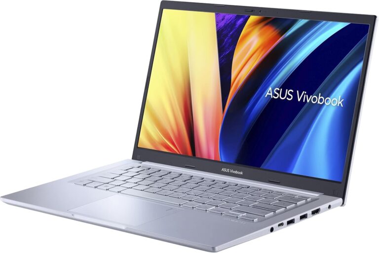 Laptop ASUS VivoBook X1402ZA 14″ – Intel Core i7‑1260P, 8 GB RAM, 512 GB SSD, Windows 11 Home, Teclado Inglés, Color Silver