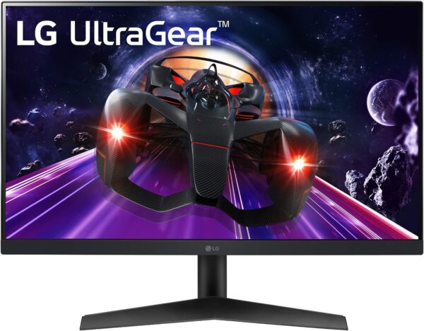 Monitor Gaming LG UltraGear 24GN60R-B – 23,8″ Full HD (1920×1080) IPS – 165 Hz – 1 ms MBR – AMD FreeSync™ Premium – HDR10 – Negro Mate – Altavoces Integrados – Tilt – VESA 75×75